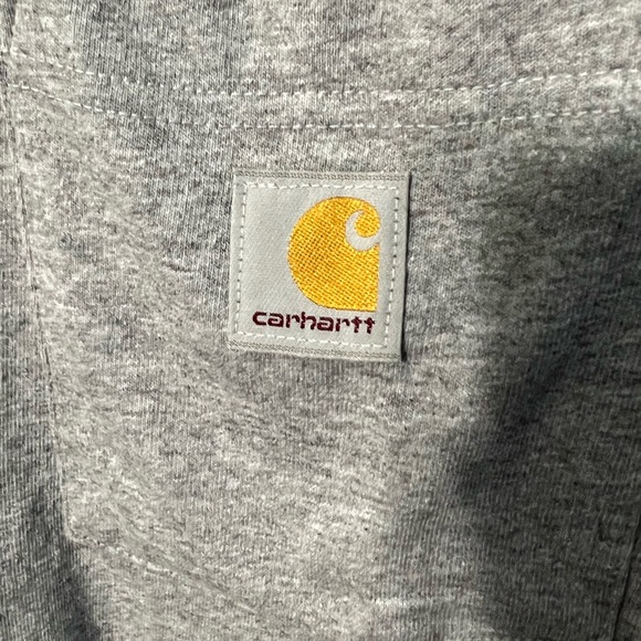 Carhartt Gray Short Sleeve Pull Over Top Relaxed Fit Size Small - Picture 3 of 6